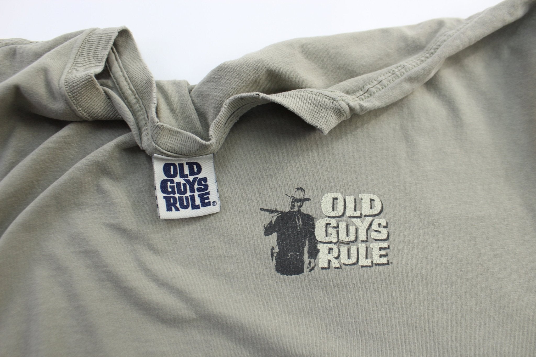 Old Guys Rule John Wayne A Man's Got To Do What A Man's Got To Do T-Shirt - ThriftedThreads.com