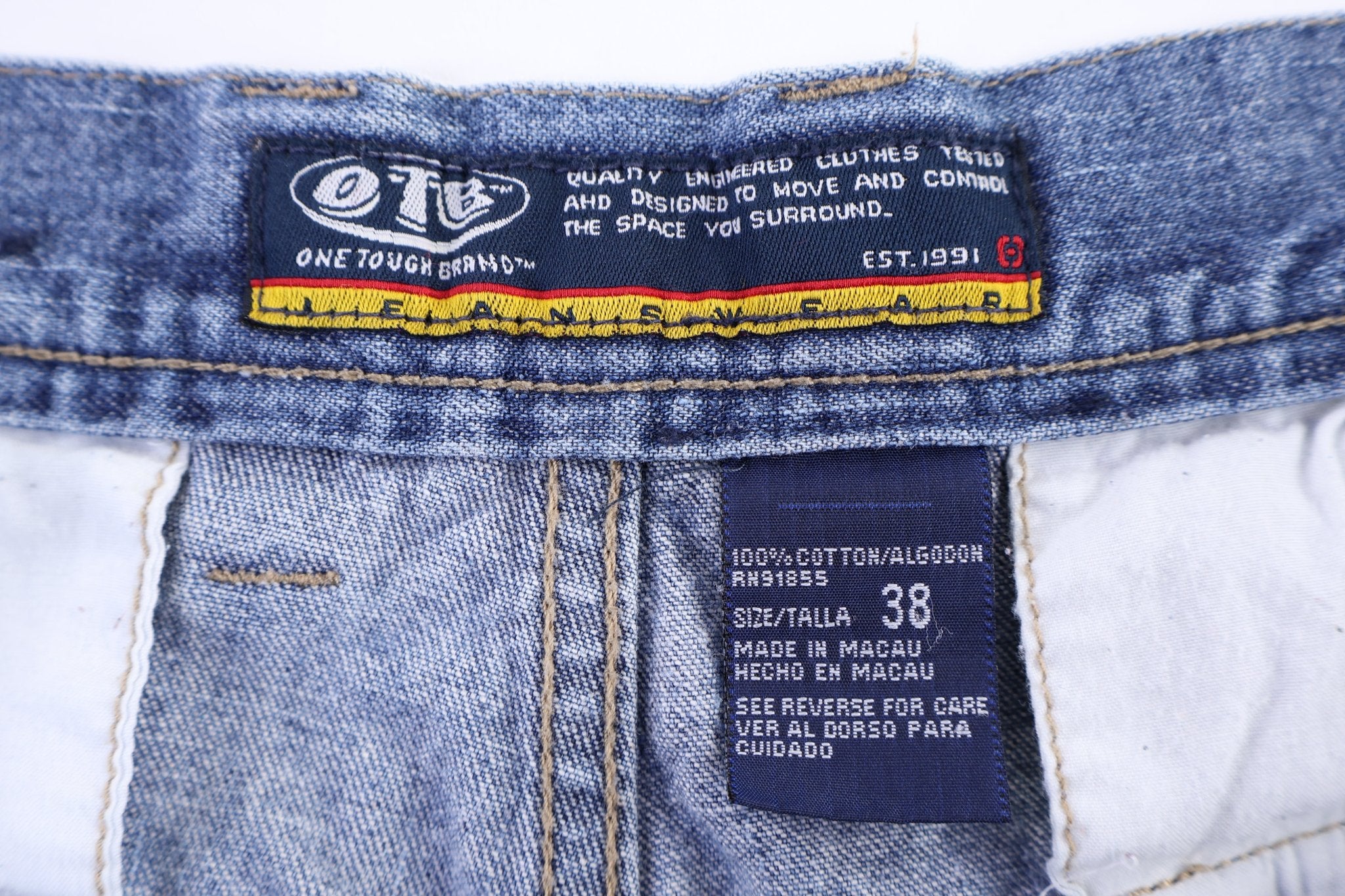 One Tough Brand Medium Wash Shorts - Pants/Shorts - Thrifted Threads