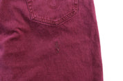 Paco Sports Burgundy Wash Denim Shorts - Pants/Shorts - Thrifted Threads