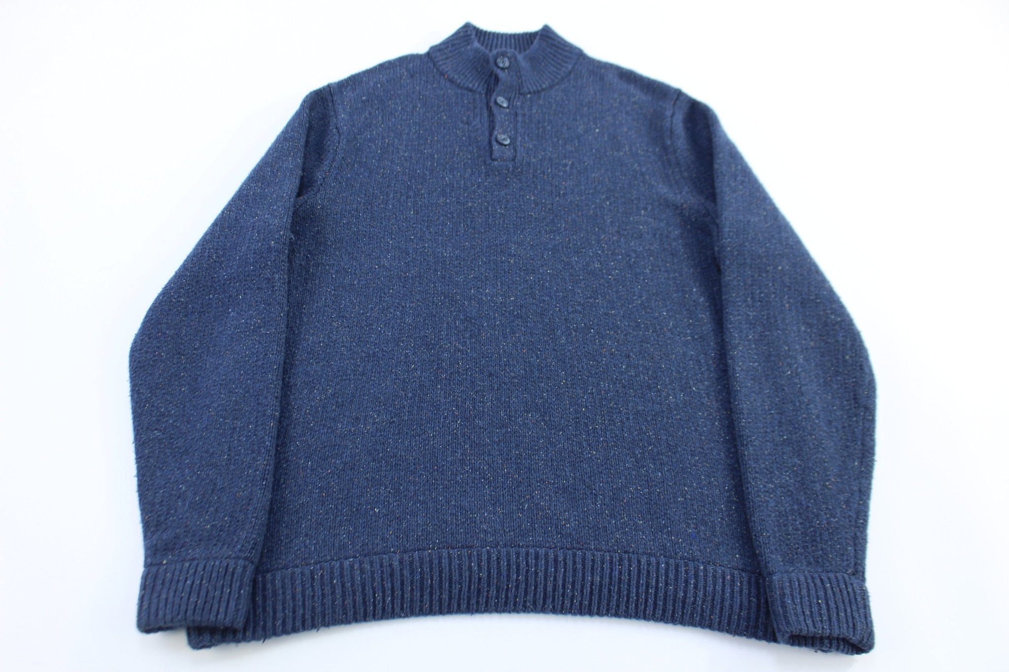 Patagonia Blue Pullover Knit Sweater - ThriftedThreads.com