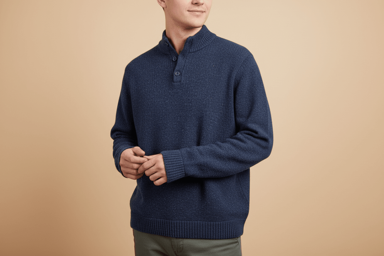 Patagonia Blue Pullover Knit Sweater - Sweater - Thrifted Threads