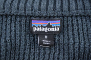 Patagonia Blue Quarter Zip Knit Sweater - ThriftedThreads.com