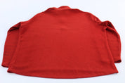 Patagonia Capilene Red/Orange Half Zip Fleece Pullover - ThriftedThreads.com