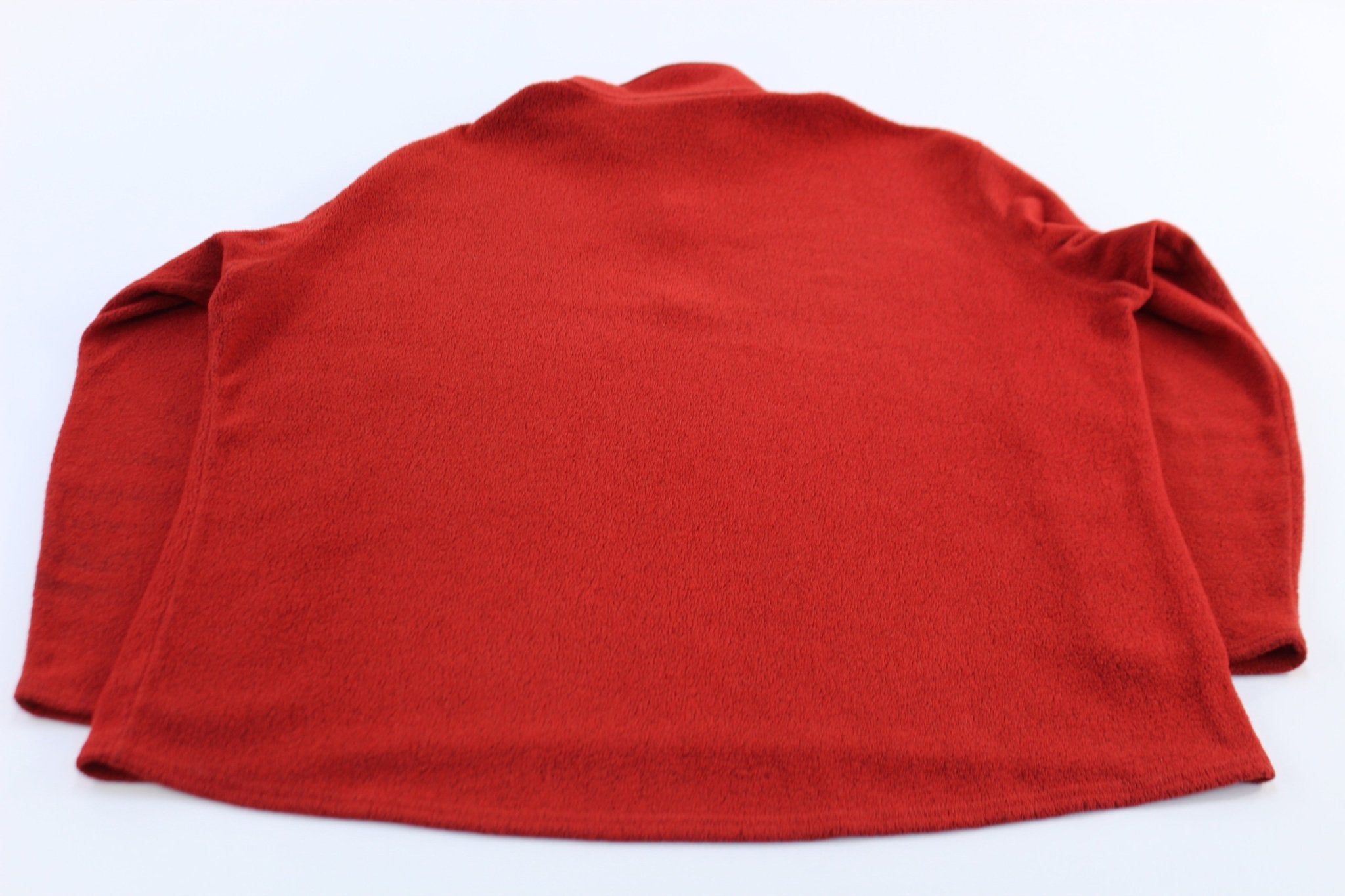 Patagonia Capilene Red/Orange Half Zip Fleece Pullover - ThriftedThreads.com