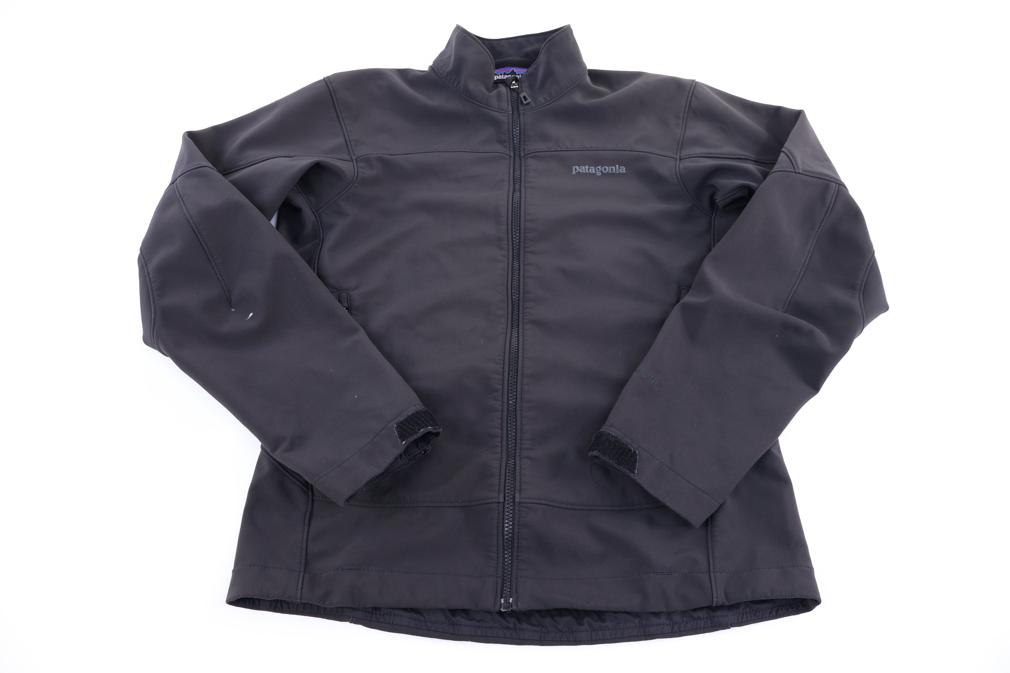 Patagonia Logo Patch Black Full Zip Jacket - Jacket - Thrifted Threads