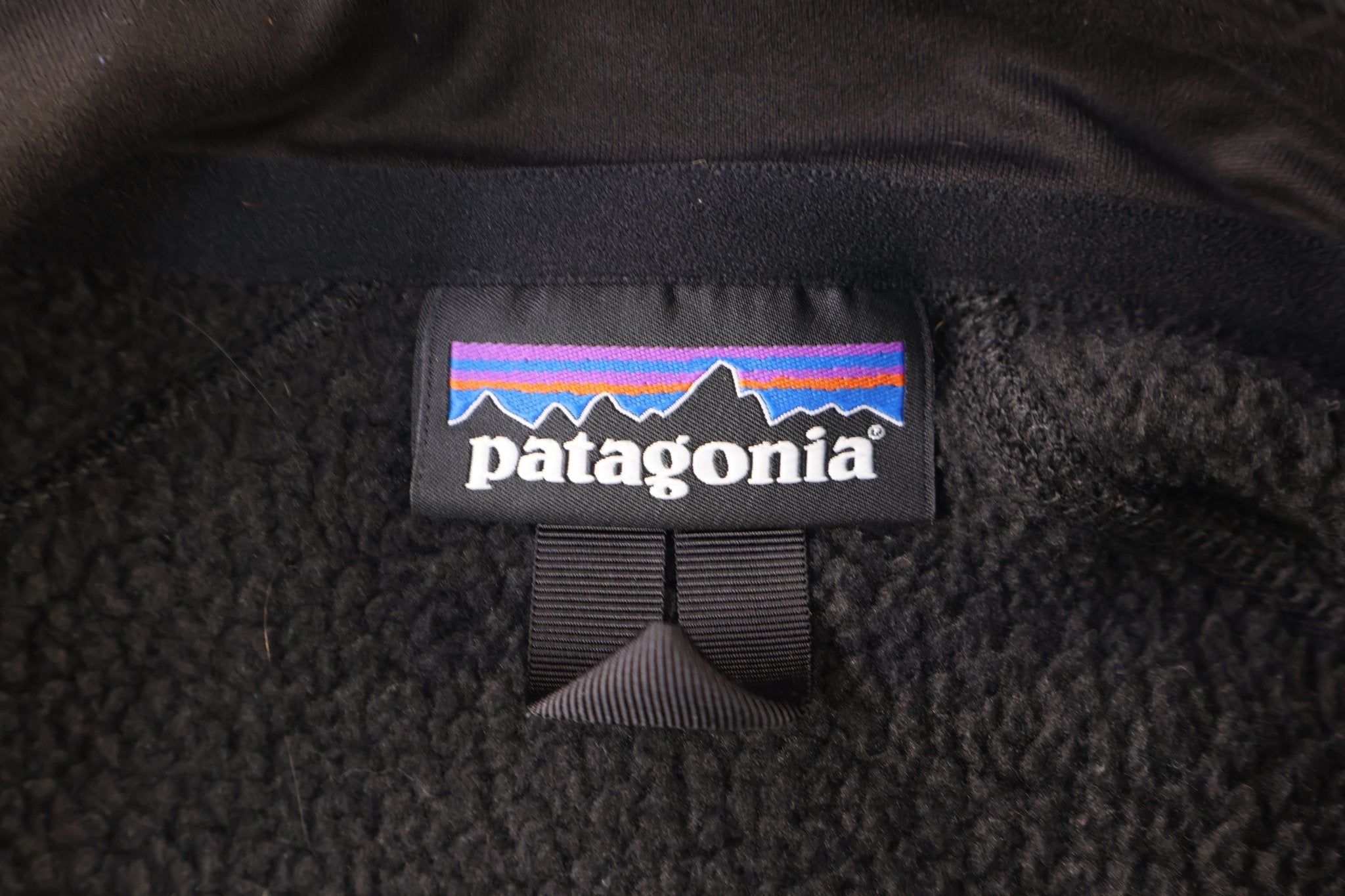 Patagonia Logo Patch Black Full Zip Jacket - Jacket - Thrifted Threads