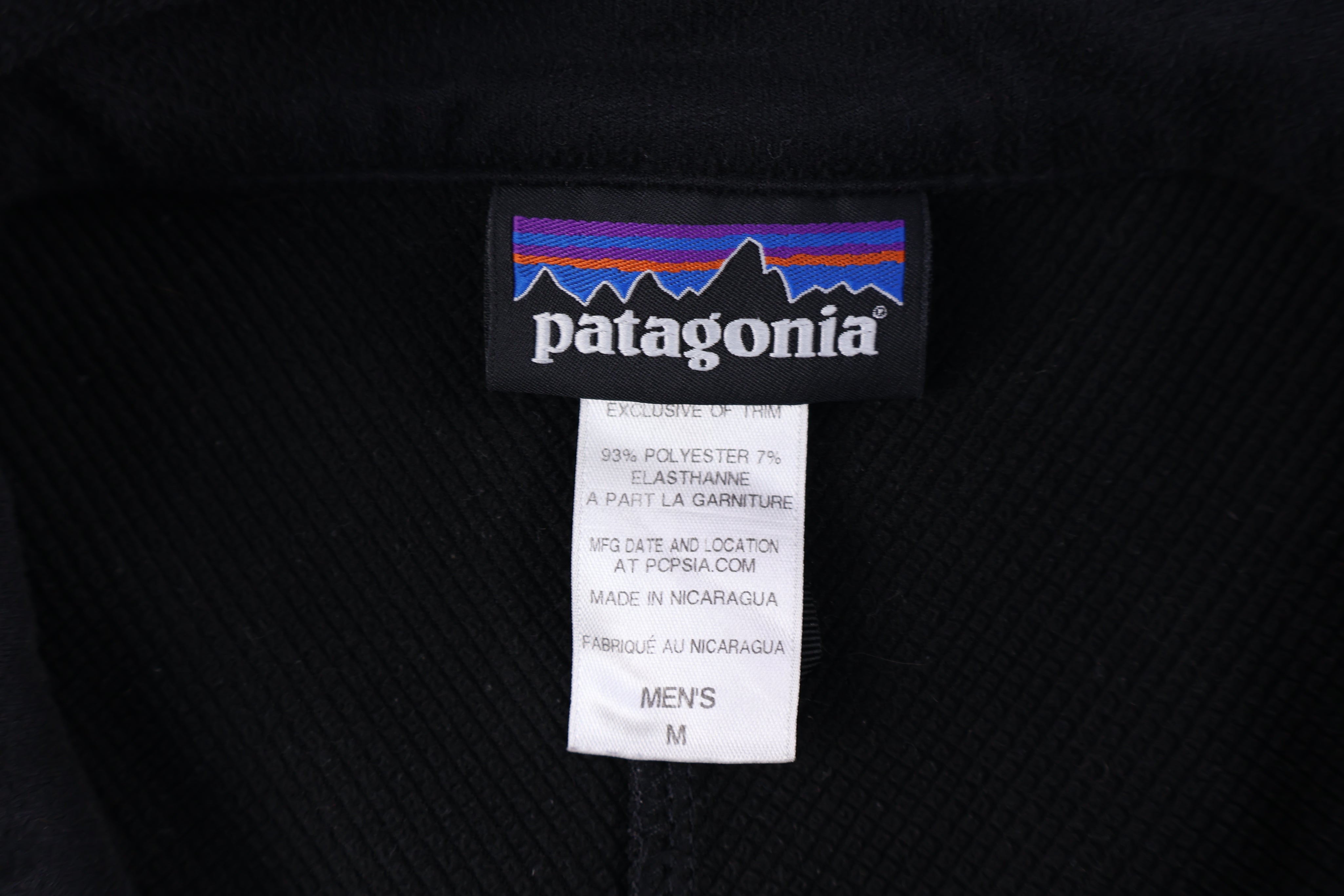 Patagonia Logo Patch Black Full Zip Jacket - Jacket - Thrifted Threads
