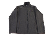 Patagonia Logo Patch Black Full Zip Jacket - Jacket - Thrifted Threads