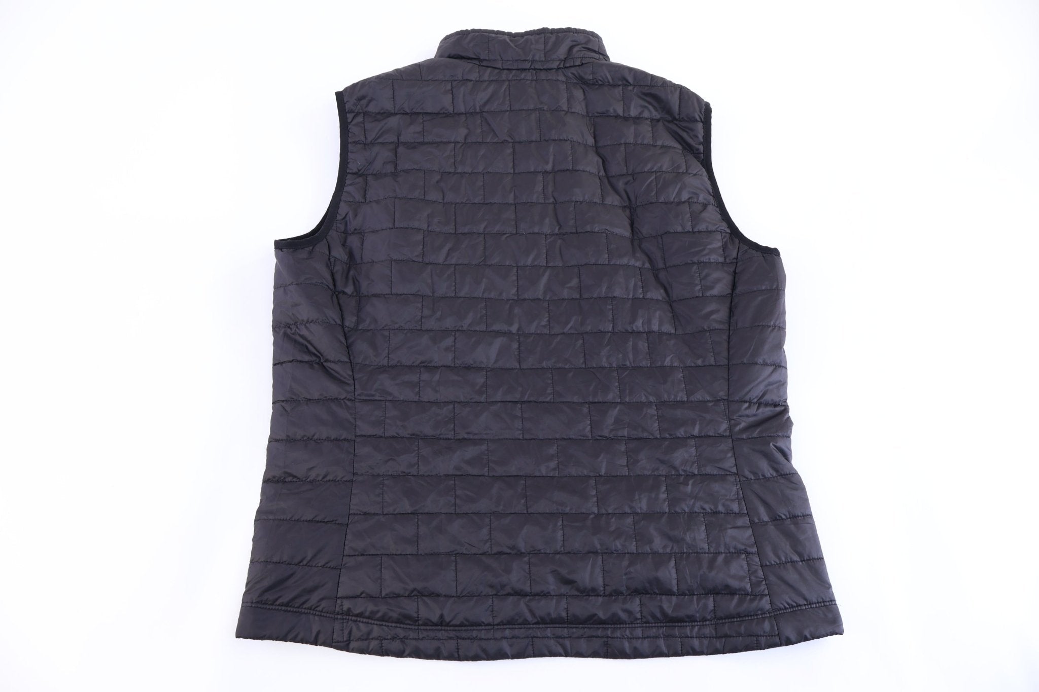 Patagonia Logo Patch Black Full Zip Vest - Vest - Thrifted Threads