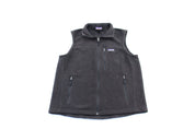 Patagonia Logo Patch Black Zip Up Vest - Jacket - Thrifted Threads