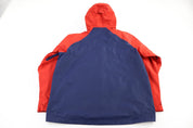 Patagonia Logo Patch Blue & Red Full Zip Jacket - Jacket - Thrifted Threads