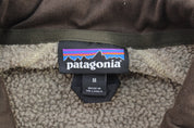 Patagonia Logo Patch Brown Better Sweater Fleece Jacket - ThriftedThreads.com