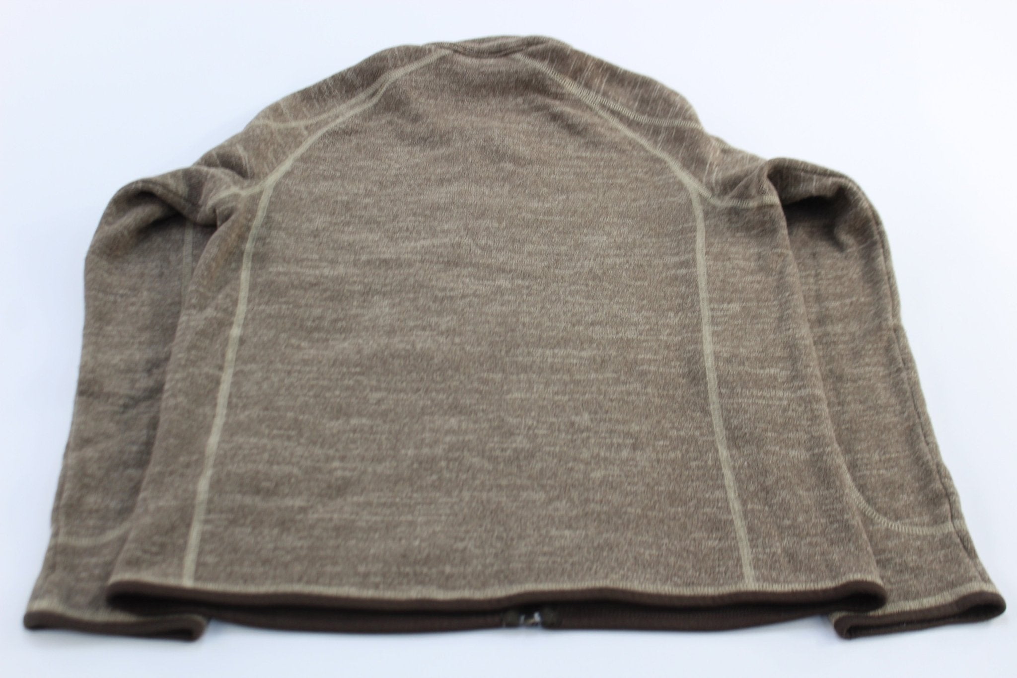 Patagonia Logo Patch Brown Better Sweater Fleece Jacket - ThriftedThreads.com