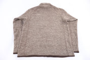 Patagonia Logo Patch Brown Full Zip Sweater - Sweater - Thrifted Threads