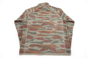 Patagonia Logo Patch Camo Half Zip Pullover - Sweater - Thrifted Threads