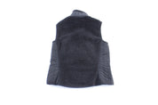 Patagonia Logo Patch Fleece Zip Up Vest - ThriftedThreads.com