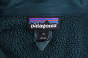 Patagonia Logo Patch Green Quarter Zip Pullover - Sweater - Thrifted Threads