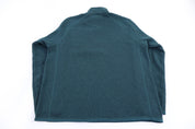 Patagonia Logo Patch Green Quarter Zip Pullover - Sweater - Thrifted Threads