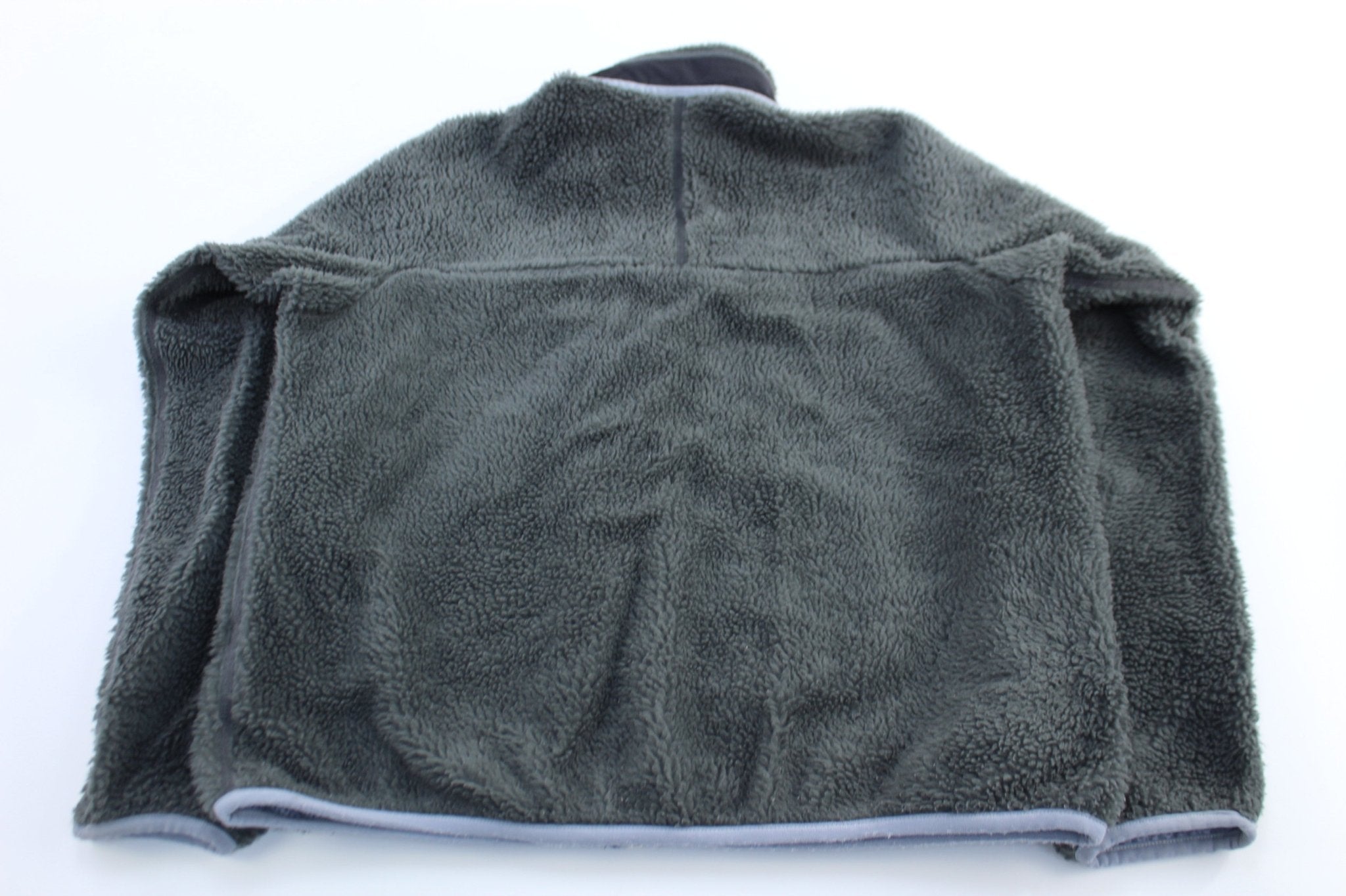 Patagonia Logo Patch Grey Classic Retro - X Jacket - ThriftedThreads.com