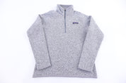 Patagonia Logo Patch Grey Pullover - Sweater - Thrifted Threads