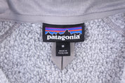 Patagonia Logo Patch Grey Pullover - Sweater - Thrifted Threads