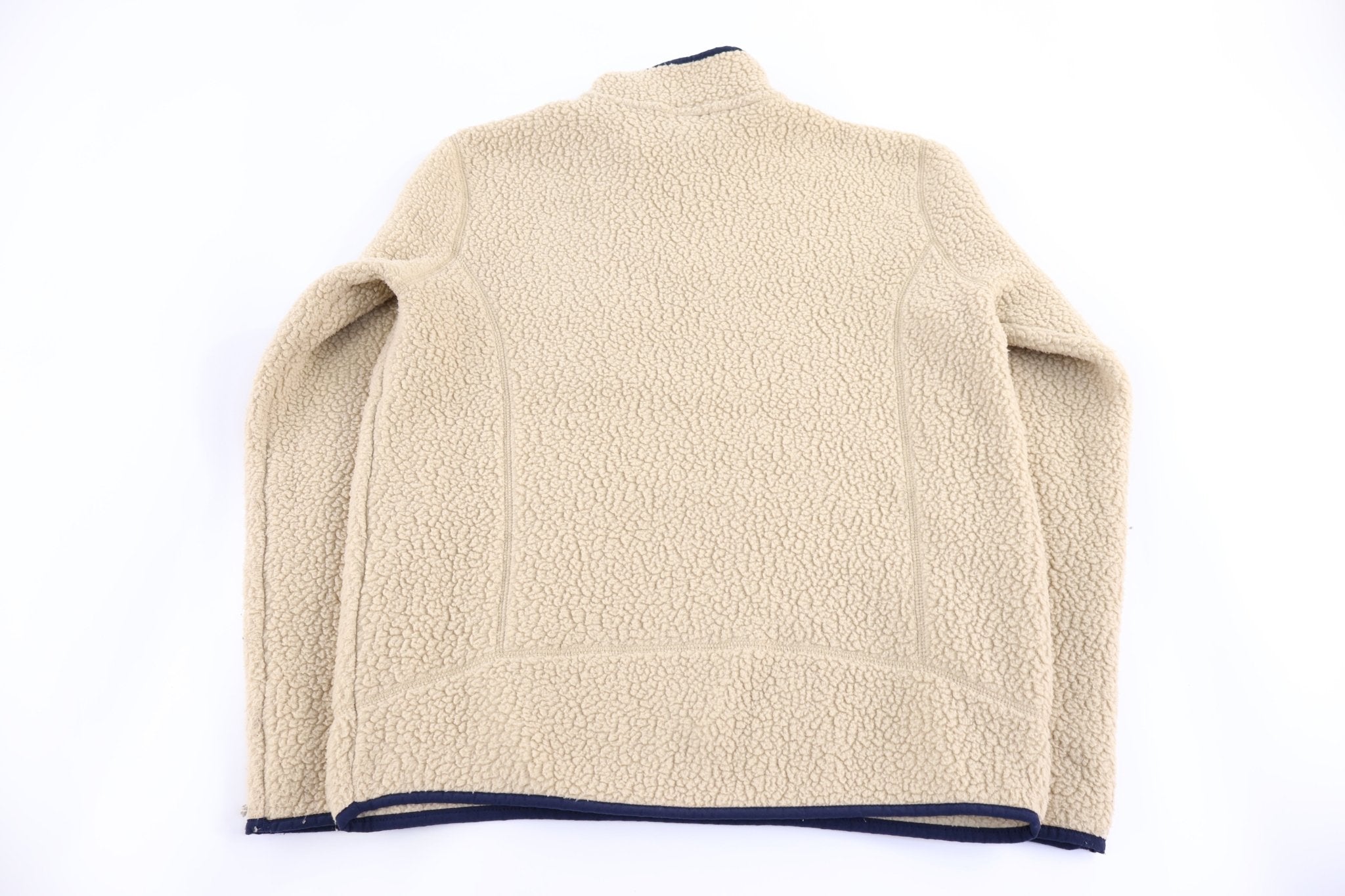 Patagonia Logo Patch Half Zip Sherpa Pullover - Sweater - Thrifted Threads