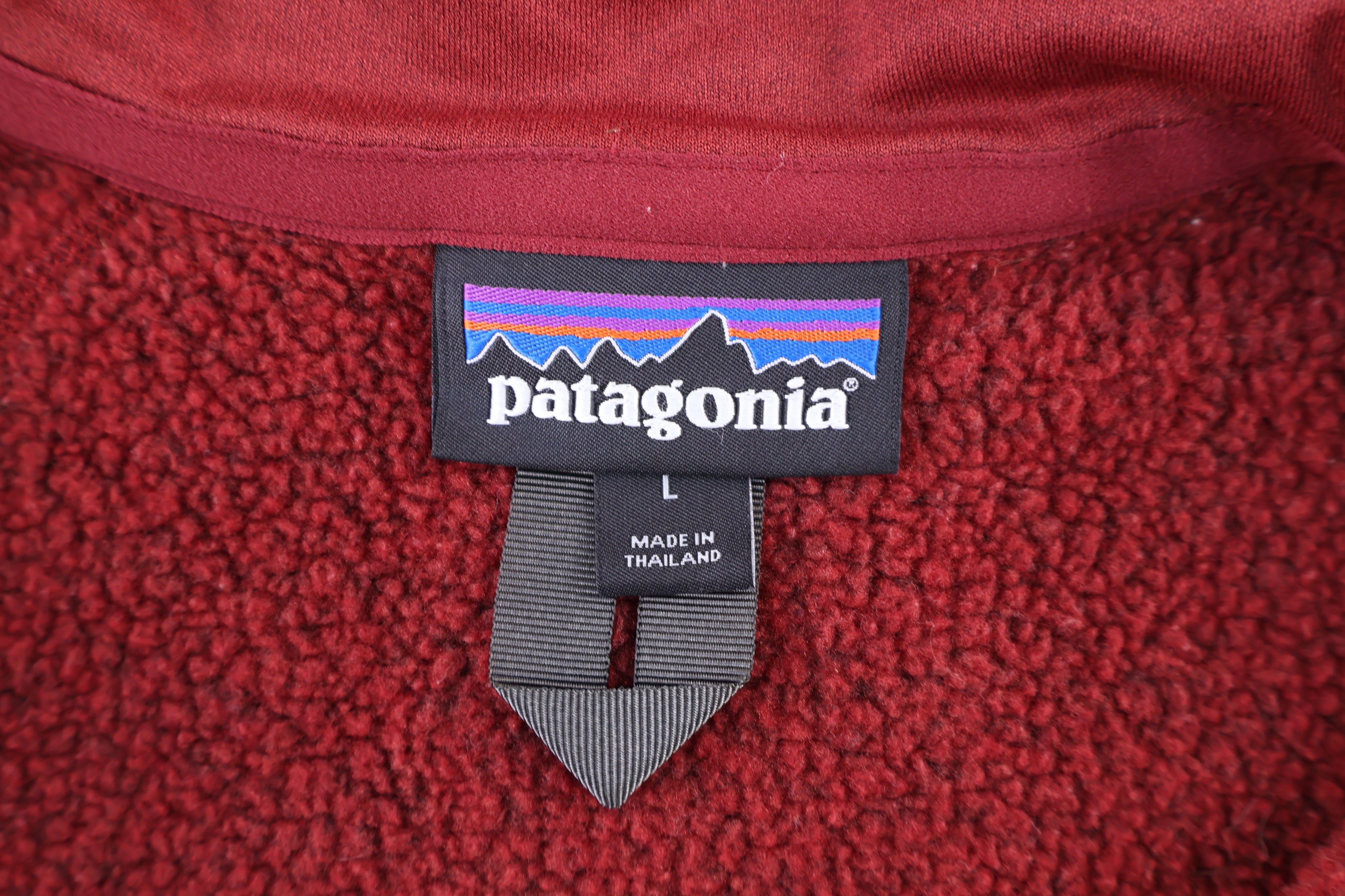 Patagonia Logo Patch Red Better Sweater - Sweater - Thrifted Threads