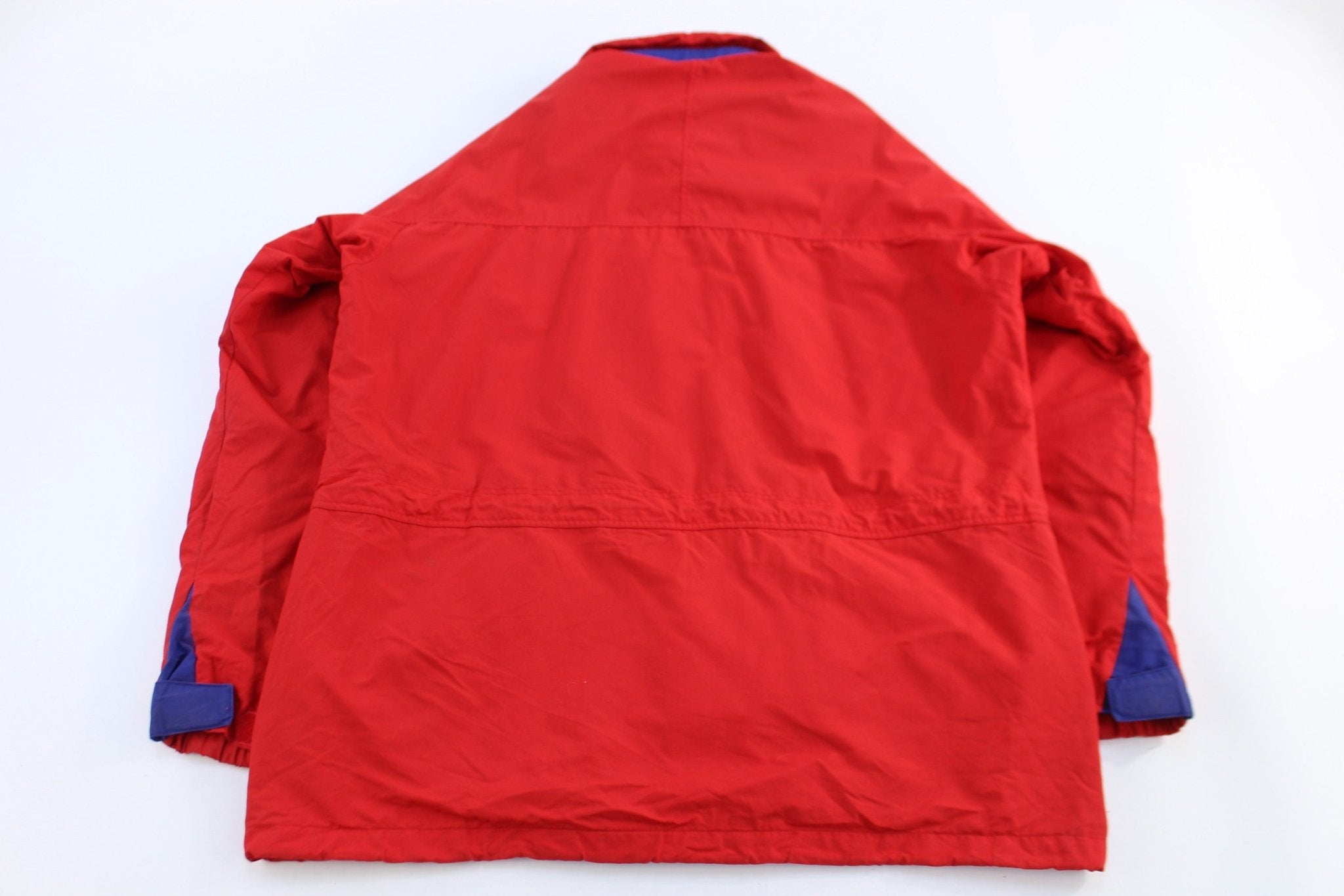 Patagonia Logo Patch Red Full Zip Parka Jacket - Jackets - Thrifted Threads