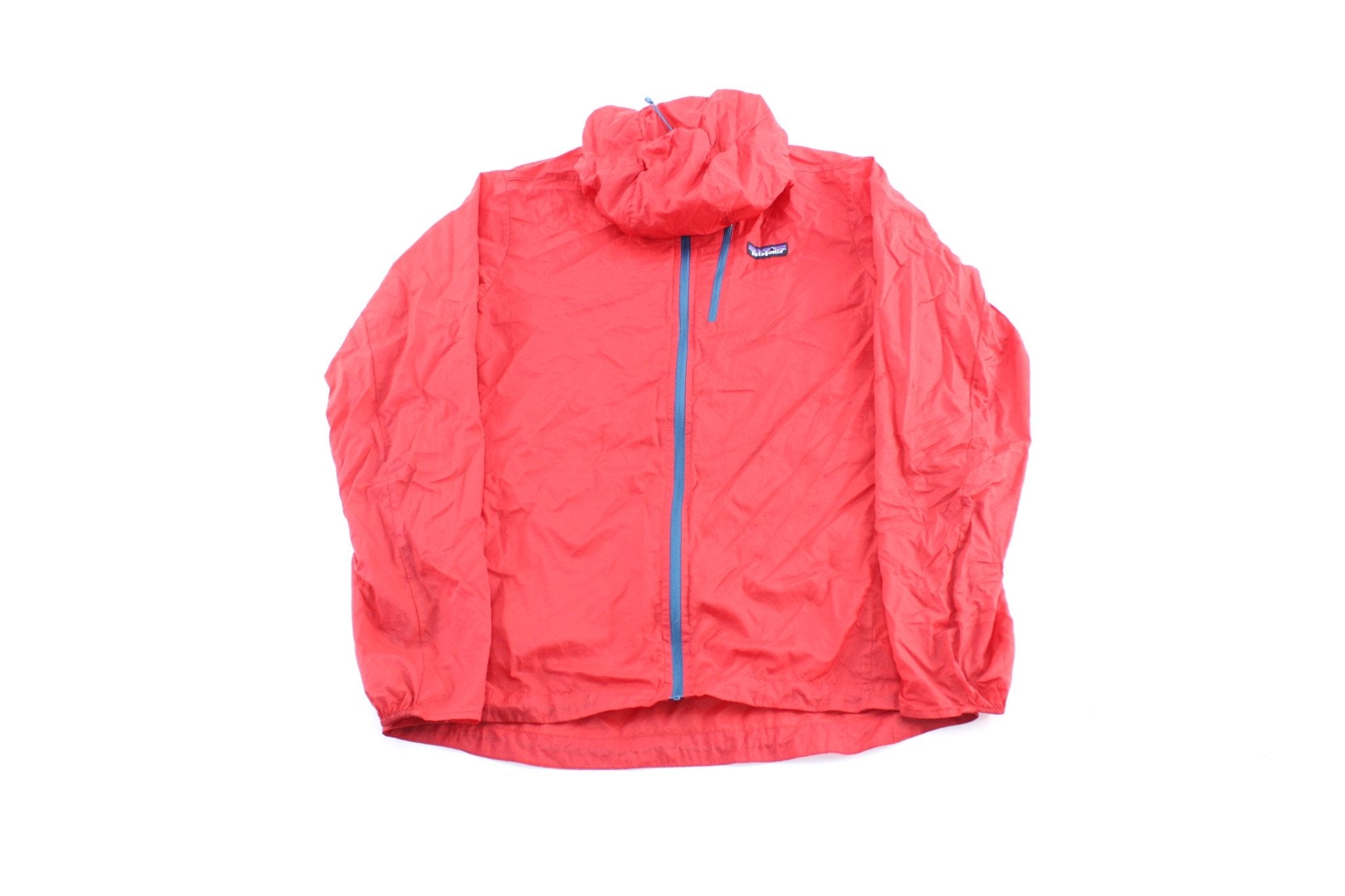 Patagonia Logo Patch Red Windbreaker Jacket