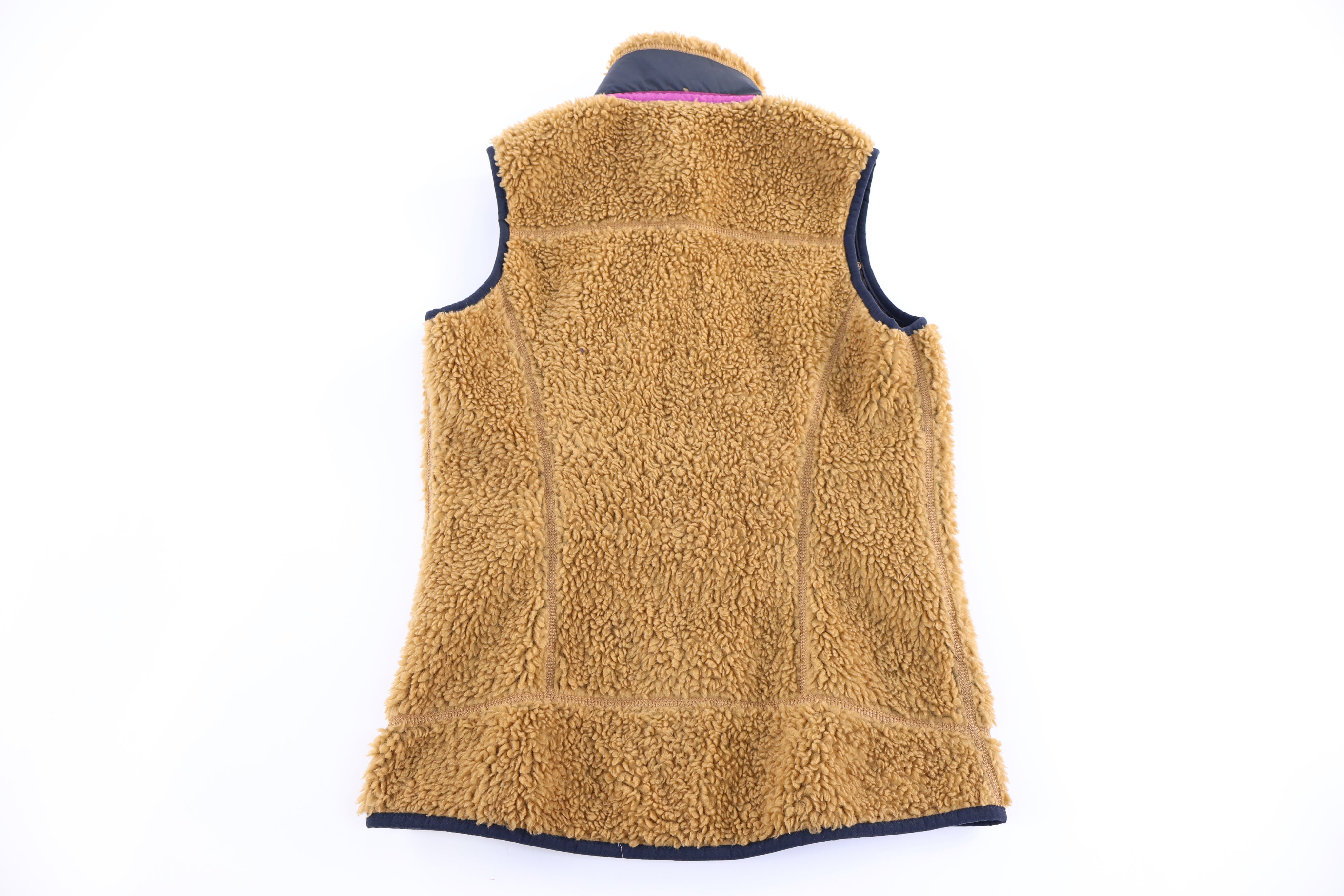 Patagonia Logo Patch Sherpa Full Zip Vest - Vest - Thrifted Threads