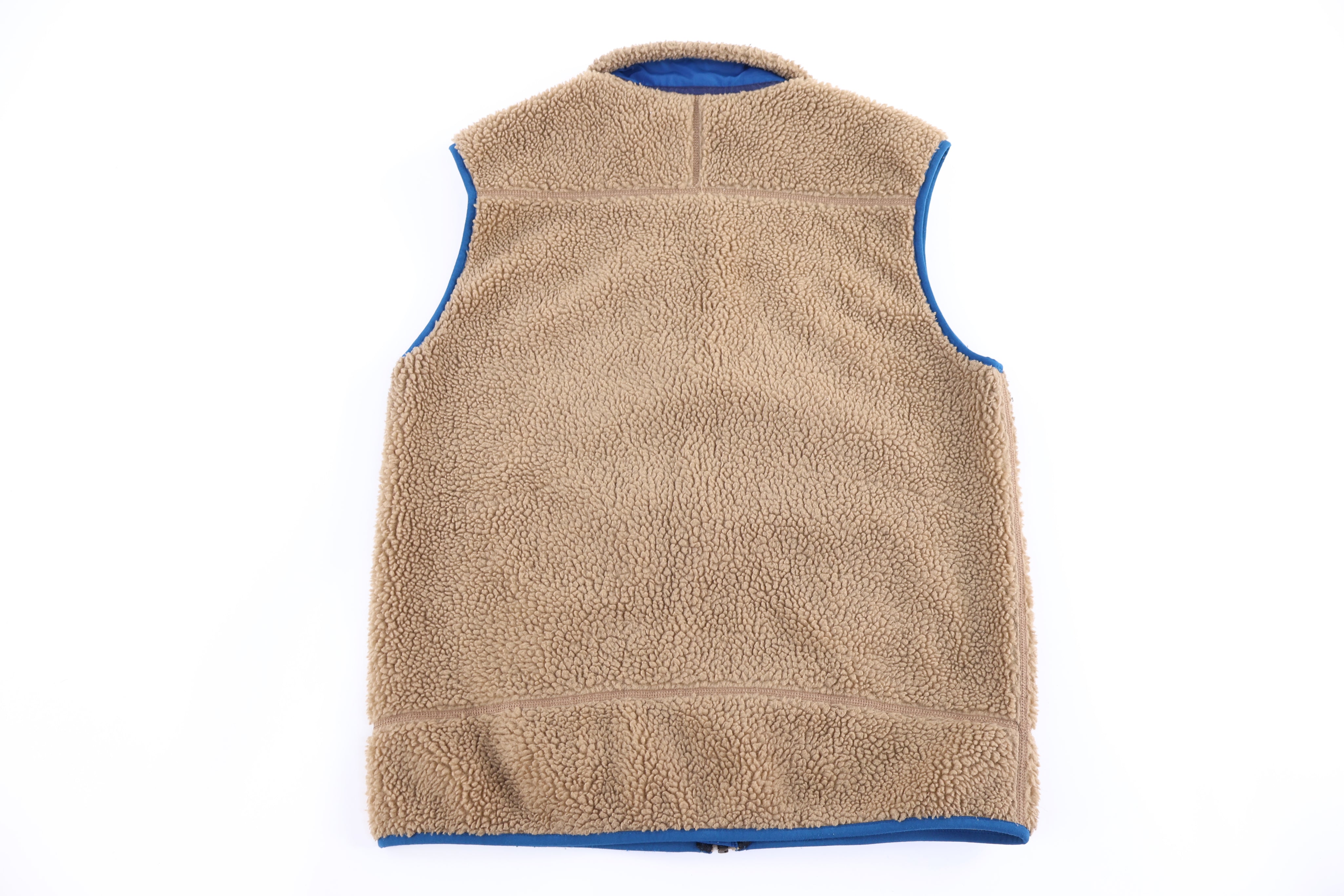 Patagonia Logo Patch Sherpa Full Zip Vest - Vest - Thrifted Threads