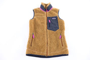 Patagonia Logo Patch Sherpa Full Zip Vest - Vest - Thrifted Threads