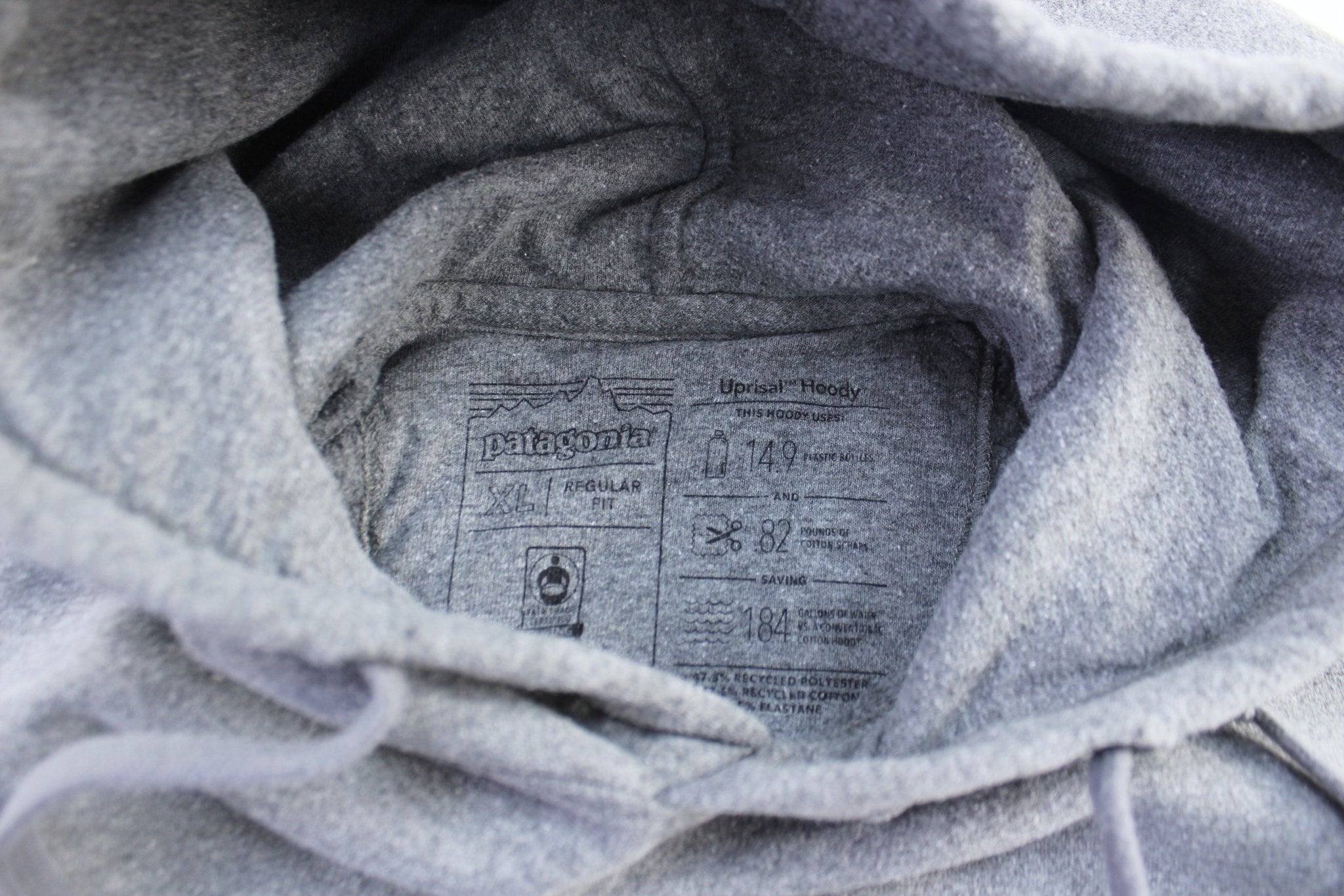Patagonia Logo Uprisal Hoodie - ThriftedThreads.com