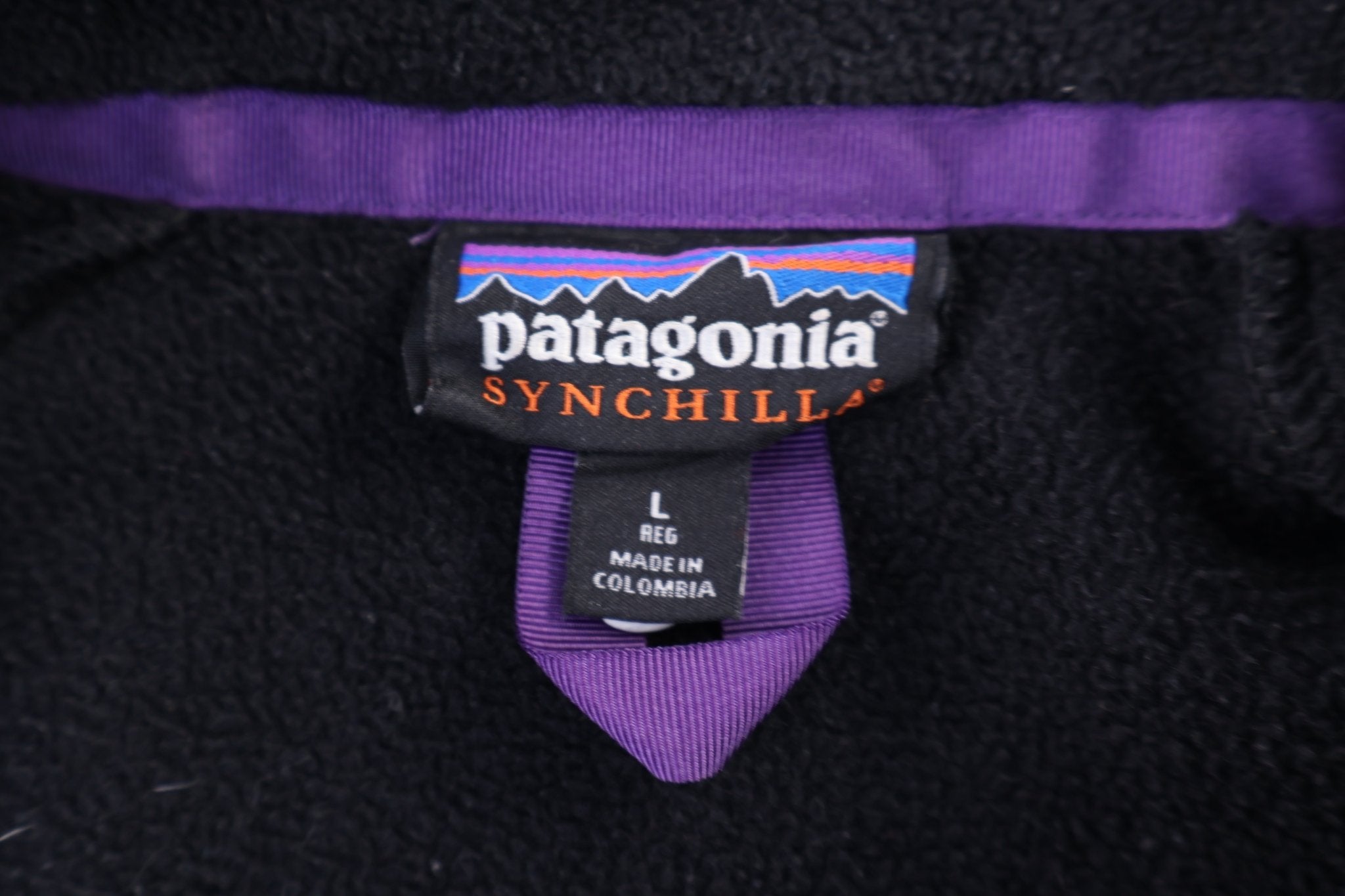 Patagonia Synchilla Black Full Zip Jacket - Jacket - Thrifted Threads