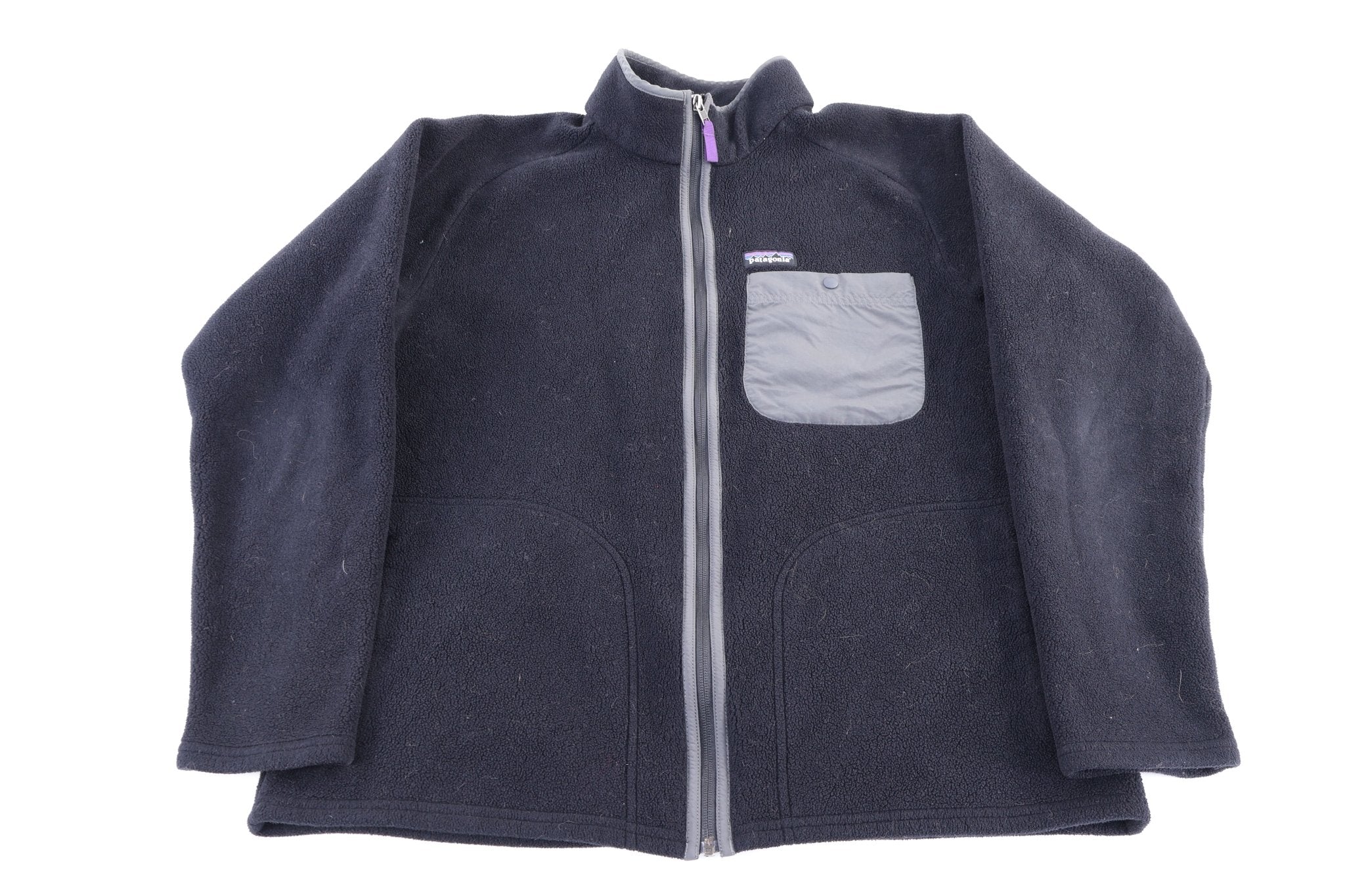 Patagonia Synchilla Black Full Zip Jacket - Jacket - Thrifted Threads