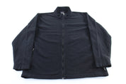 Patagonia Synchilla Embroidered Pirate Logo Black Zip Up Jacket - ThriftedThreads.com