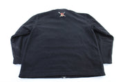 Patagonia Synchilla Embroidered Pirate Logo Black Zip Up Jacket - ThriftedThreads.com
