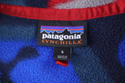 Patagonia Synchilla Logo Patch Multipattern Snap-T Fleece Pullover - Sweatshirt - Thrifted Threads