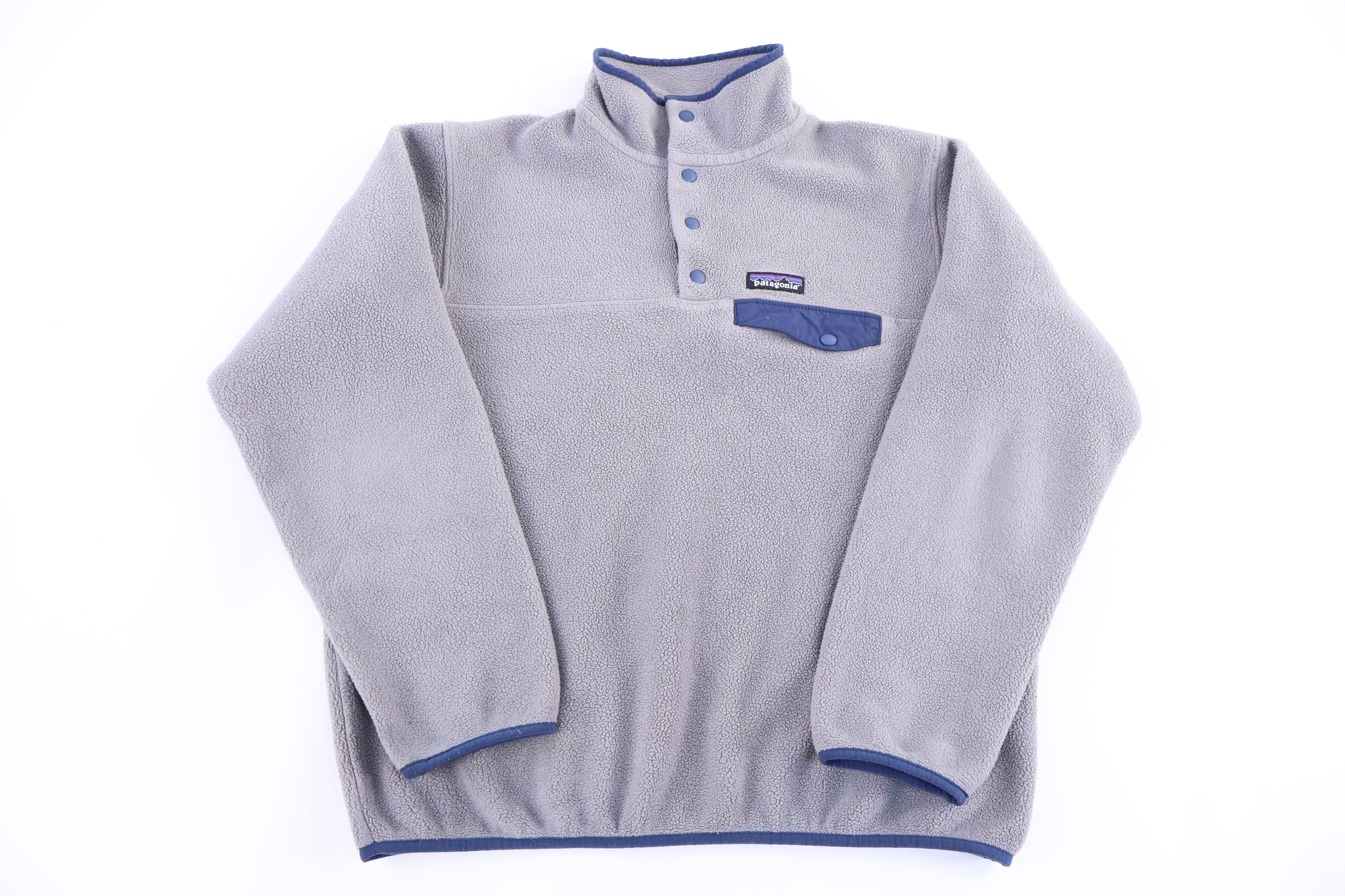 Patagonia Synchilla Logo Patch Snap-T Fleece Pullover - Sweater - Thrifted Threads