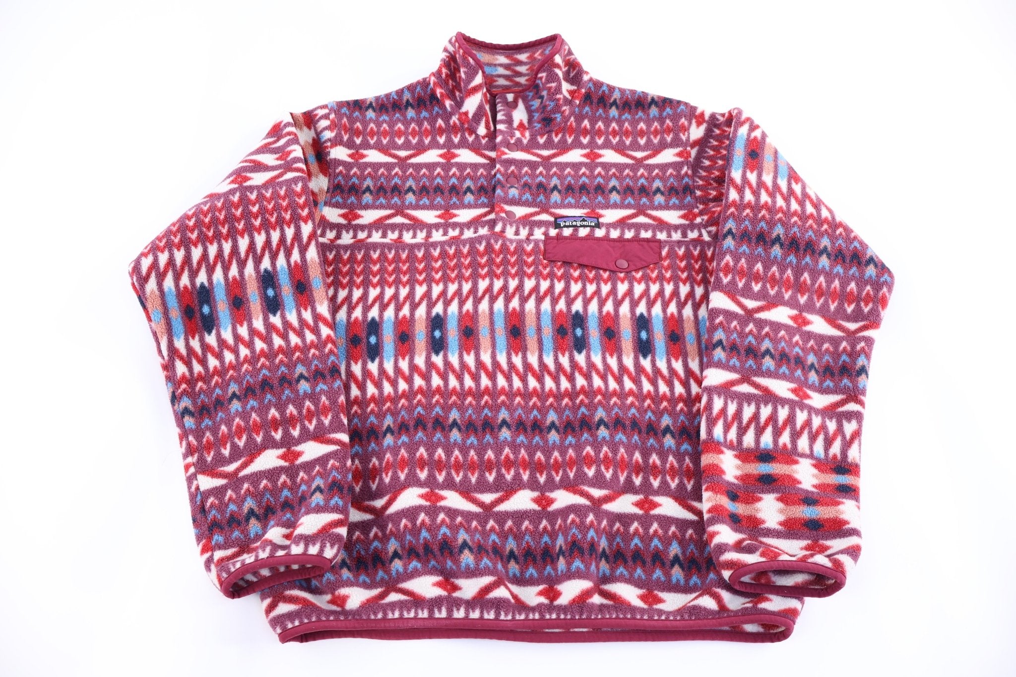 Patagonia Synchilla Logo Patch Snap-T Fleece Pullover - Sweater - Thrifted Threads
