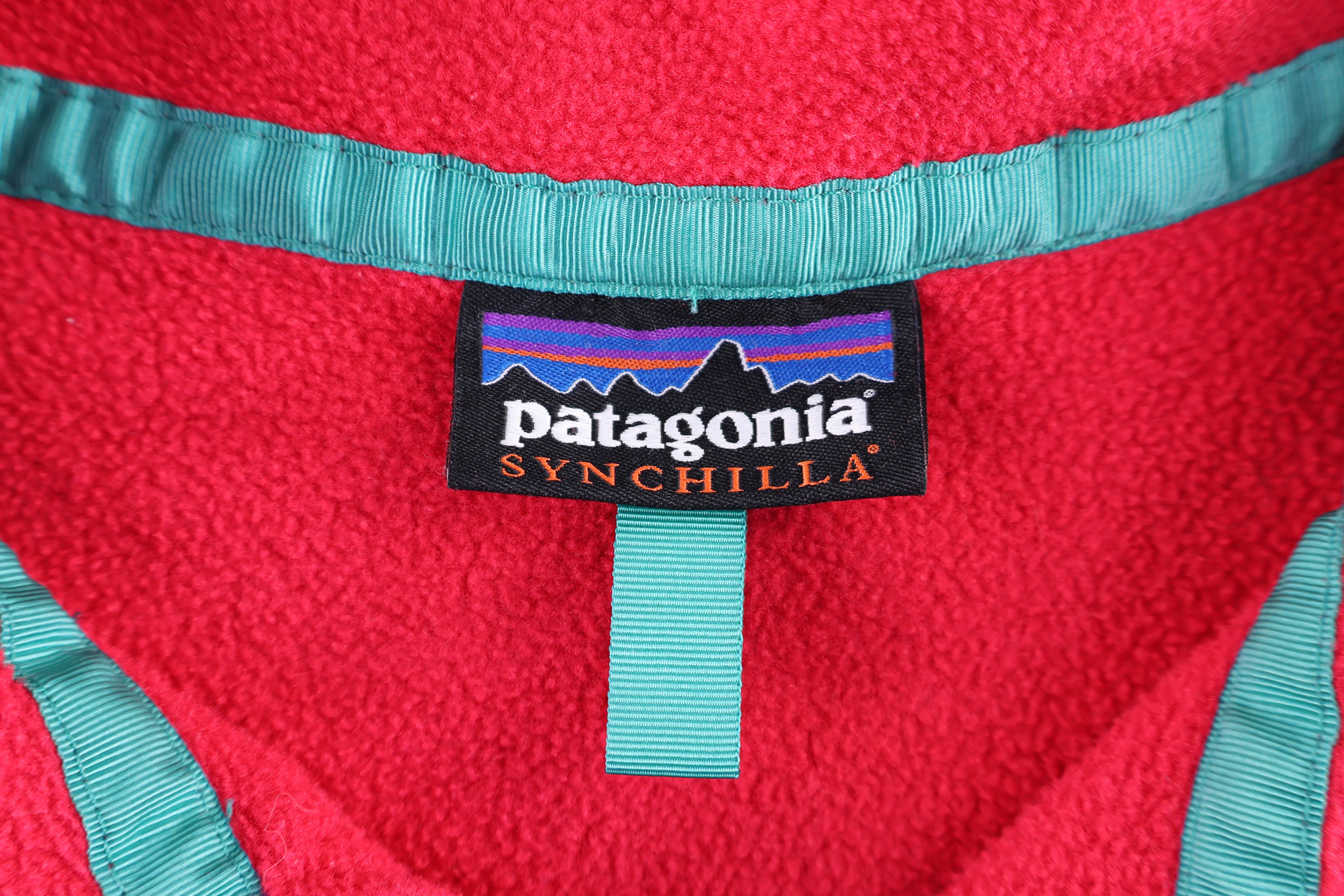 Patagonia Synchilla Logo Patch Snap-T Fleece Pullover - Sweater - Thrifted Threads