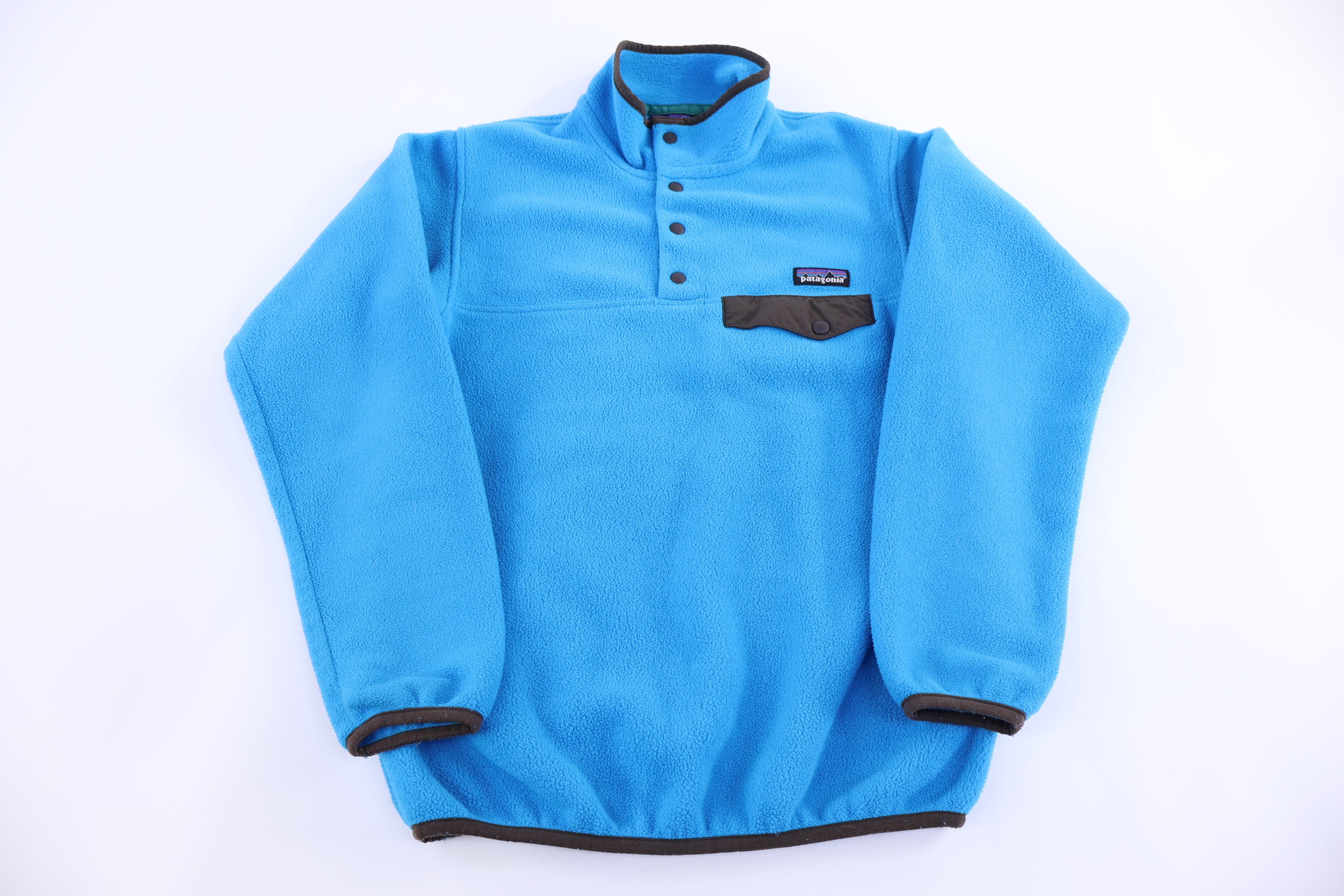 Patagonia Synchilla Logo Patch Snap-T Fleece Pullover - Sweater - Thrifted Threads