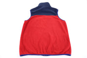 Patagonia Synchilla Red & Blue Fleece Full Zip Vest - Vest - Thrifted Threads