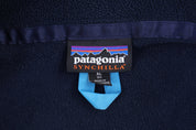 Patagonia Synchilla Red & Blue Fleece Full Zip Vest - Vest - Thrifted Threads