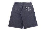 Pelle Pelle Black Denim Shorts - Pants/Shorts - Thrifted Threads
