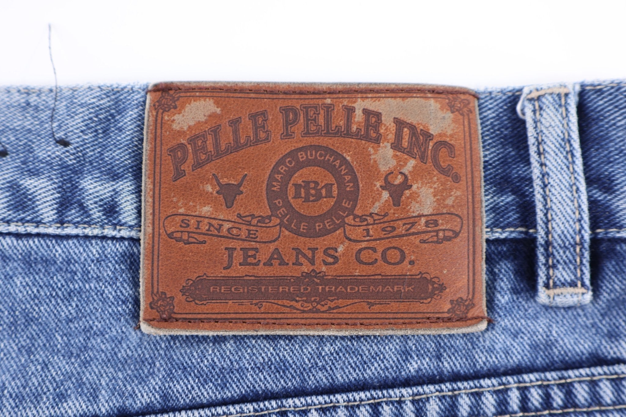 Pelle Pelle Inc Medium Wash Denim Jeans - Pants/Shorts - Thrifted Threads
