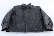 Pelle Studio Wilsons The Leather Experts Black Zip Up Jacket - ThriftedThreads.com