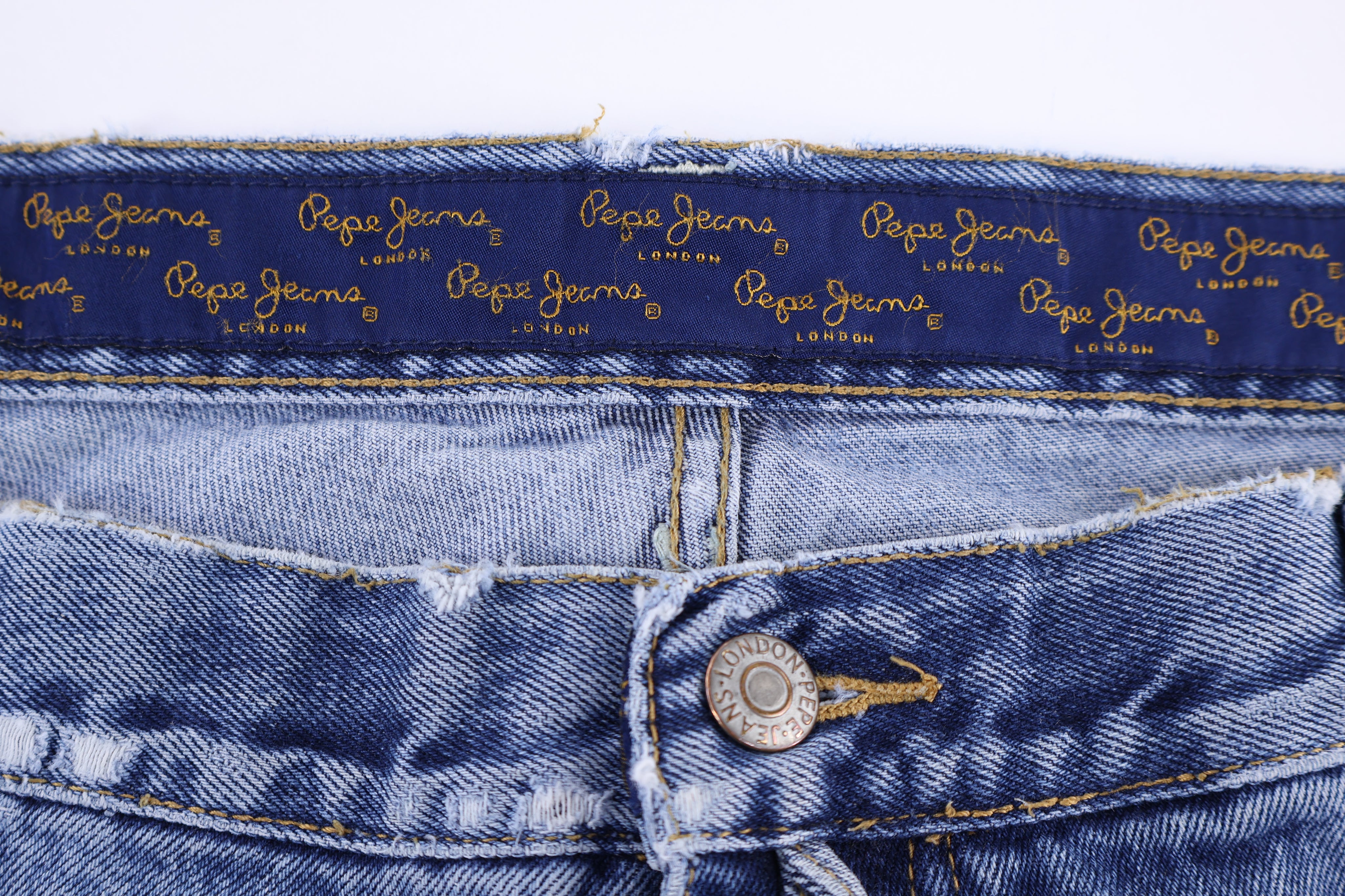 Pepe Jeans Light Wash Denim Jeans - Pants - Thrifted Threads