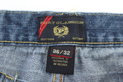 Phat Classics Dark Wash Denim Jeans - ThriftedThreads.com