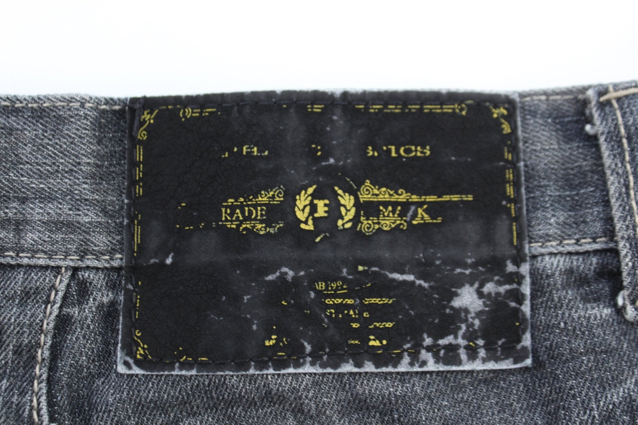 Phat Classics Dark Wash Denim Shorts - ThriftedThreads.com